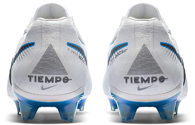 Мужские бутсы Nike Tiempo Legend 7 Elite (бело-синие) — фото 5