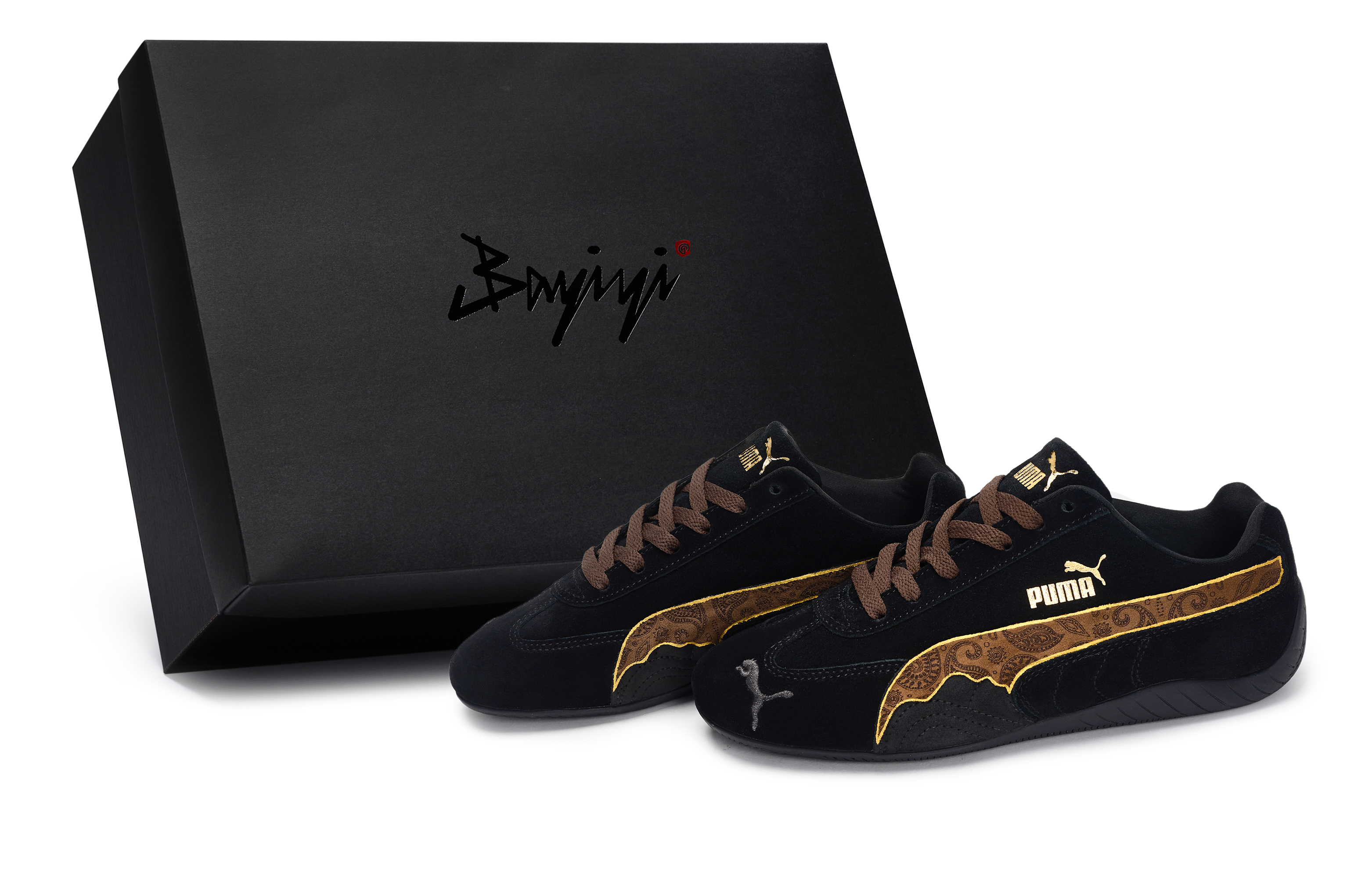 PUMA Speedcat Collection Casual Shoes Unisex Low Top Black/Brown