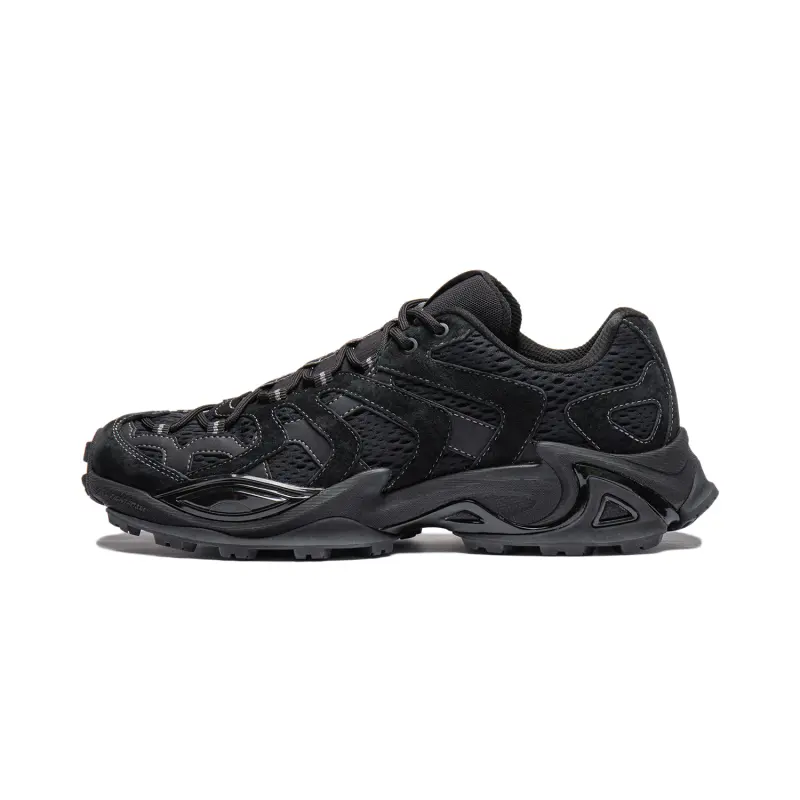 Li Ning Cat Paw CRC Cushioning Abrasion Resistant Cushioning, Wear Resistant Low top Casual Shoes Unisex Black