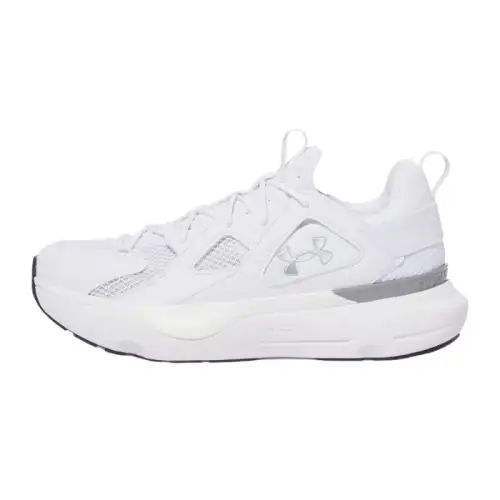 Under Armour Infinite Cushioning Abrasion Resistant Cushioning, Wear Resistant Low top Casual Shoes Unisex White