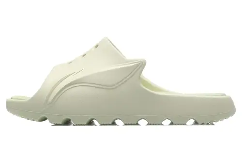 Li Ning Slide Slippers Women's Vanilla Green