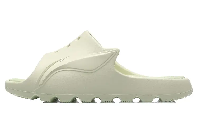 Li Ning Slide Slippers Women's Vanilla Green