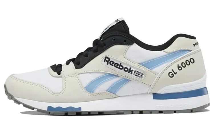 Reebok Eightyone X Reebok Gl 6000 Retro Wear Resistant Shoes/Sneakers Unisex White Blue