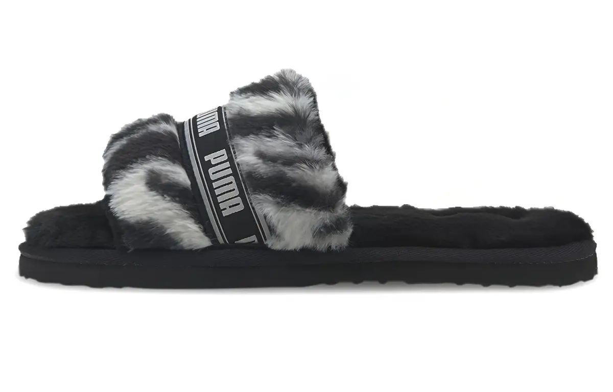 PUMA Fluff Slide 'Wild Black' Women's