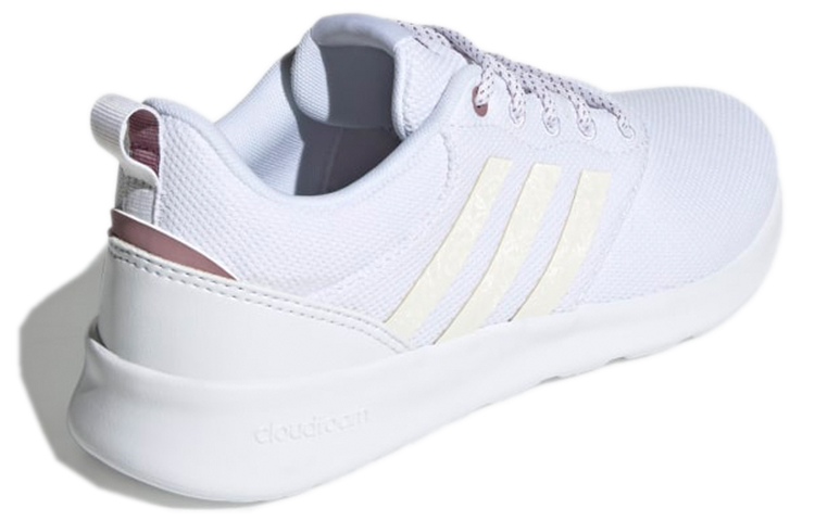 Женские кроссовки adidas neo Qt Racer 2.0 (белоснежные) — фото 4