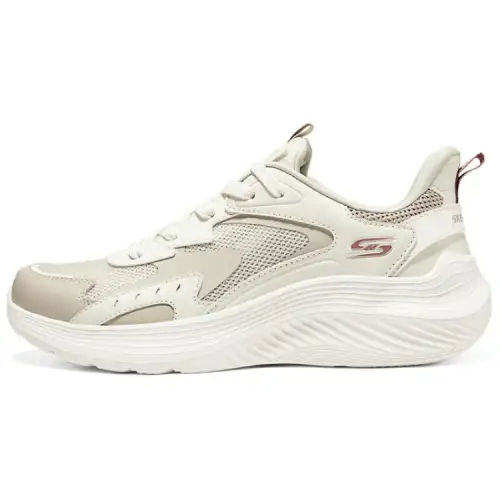 Skechers BOBS SQUAD WAVES Low top Casual Shoes Men's White