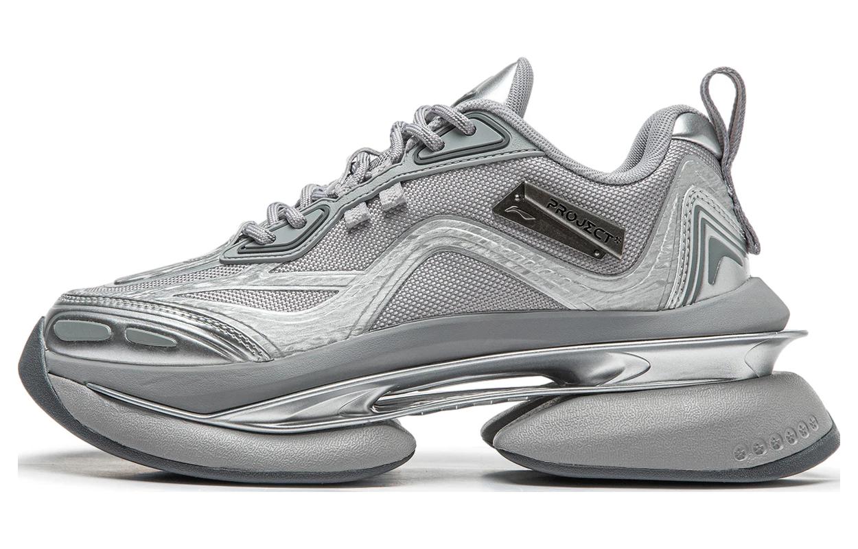 Li Ning Project* Spiritual Void Low top Casual Shoes Women's Silver