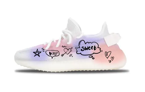 Adidas Originals Yeezy Boost 350 V2 Low top Casual Shoes Unisex White