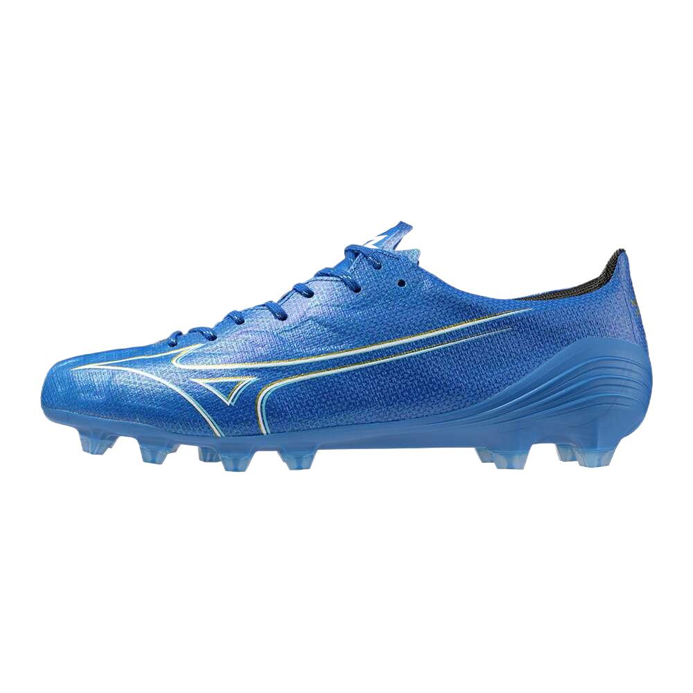 Mizuno Soccer Shoes Unisex Laser Blue White Gold