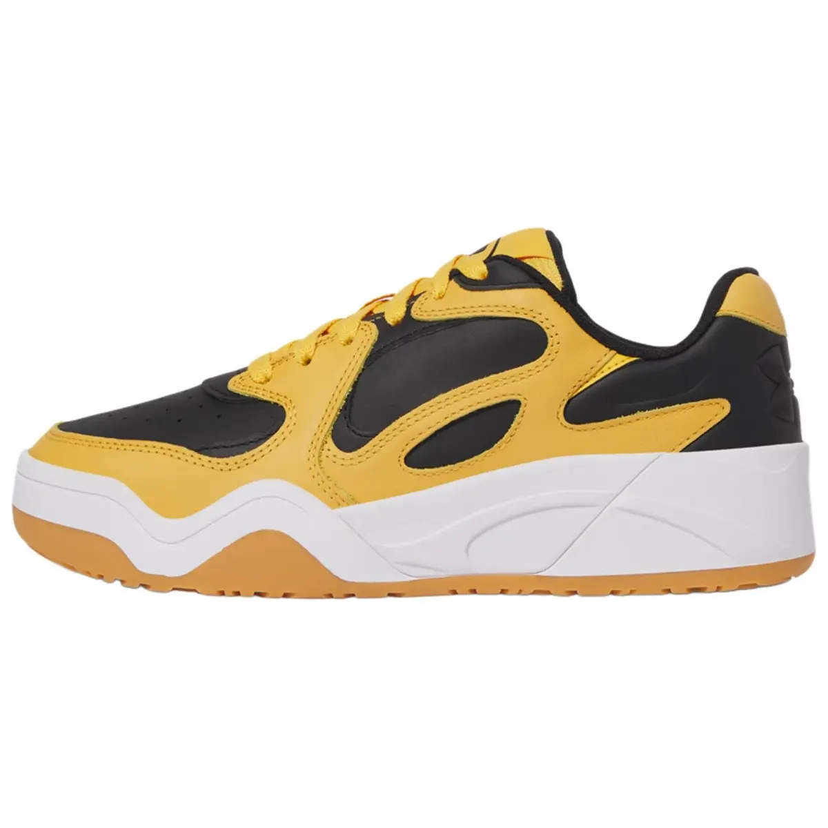 Under Armour Low top Casual Shoes Unisex Yellow Black