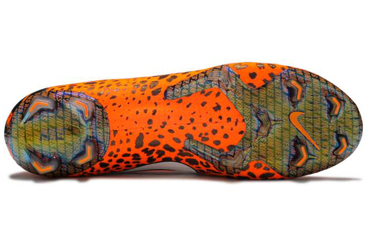 Мужские футбольные бутсы Nike Mercurial SUPERFLY 360 Elite "Kim Jones" FG (оранжево-черные) — Оранжевый / чёрный — фото 5