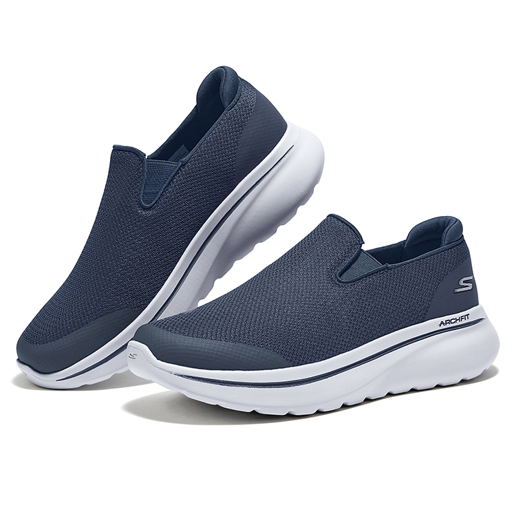 Skechers Abrasion Resistant Support Height Increasing Low top Casual Shoes Men’s Marine Blue