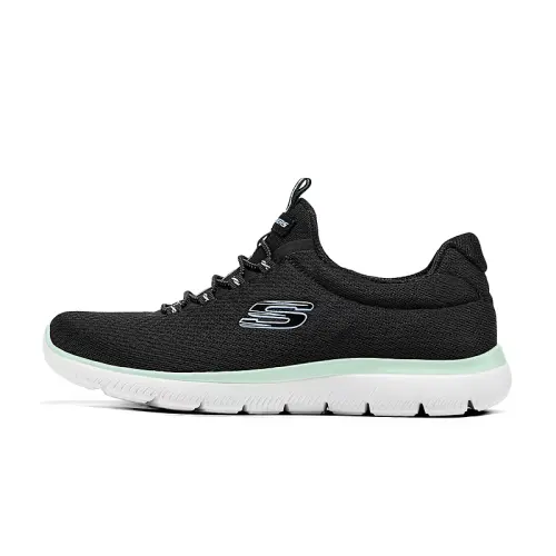 Skechers Abrasion Resistant Breathable Abrasion Resistant Breathable Low top Casual Shoes Women's Black