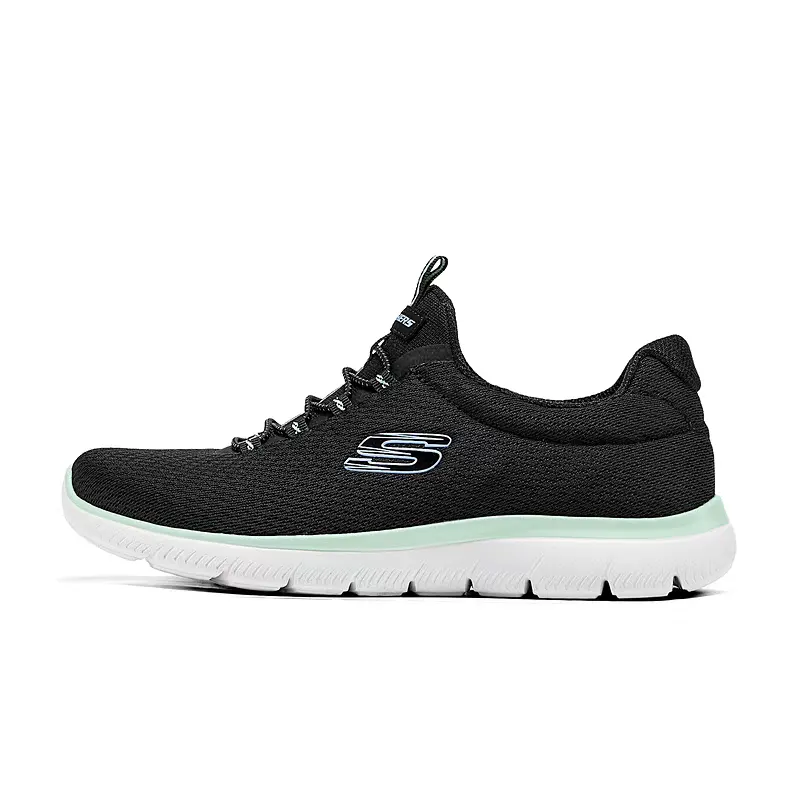 Skechers Abrasion Resistant Breathable Abrasion Resistant Breathable Low top Casual Shoes Women's Black