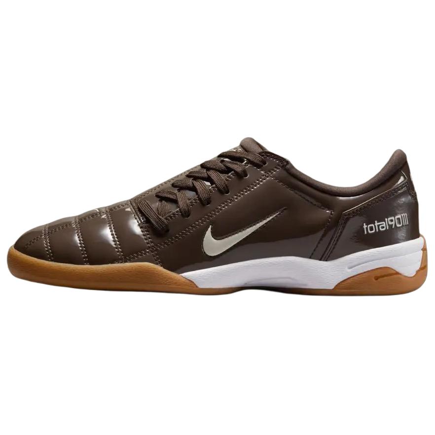 Nike Total 90 IIl versatile and comfortable patent leather wear-resistant football shoes for women baroque brown