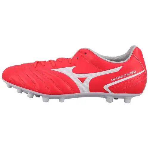 Mizuno Monarcida AG Artificial Ground Slip Resistant Abrasion Resistant Soccer Shoes Men's Red White