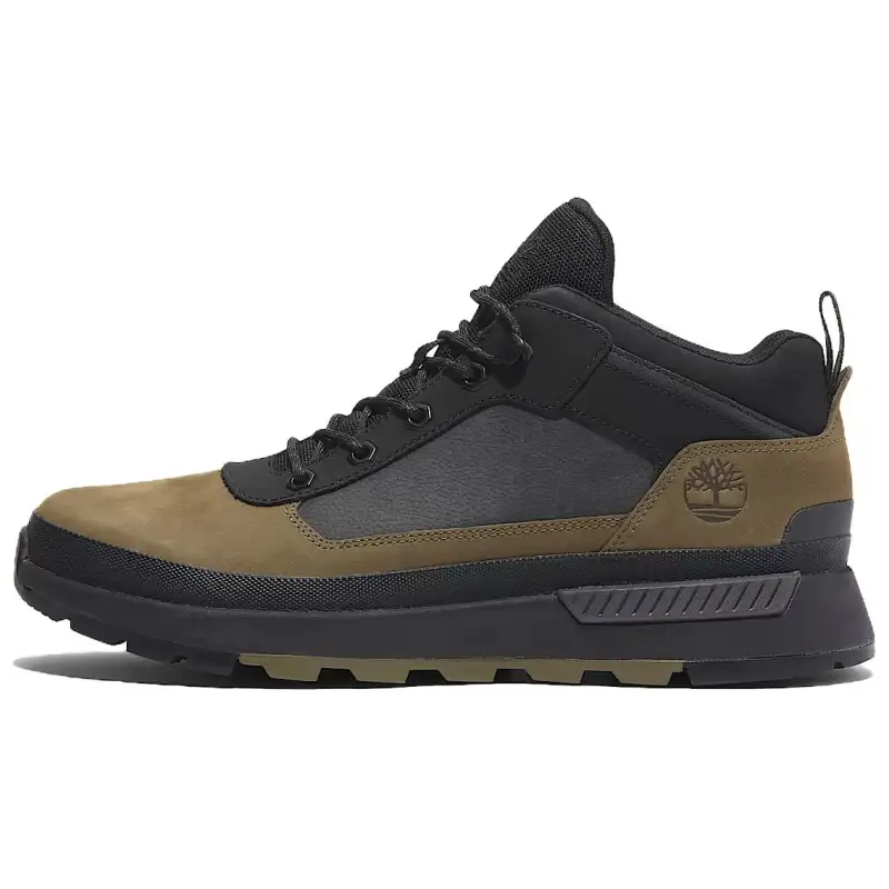 Timberland Field Trekker Comfortable Slip Resistant Abrasion Resistant Mid top Casual Shoes Men's Brown Black