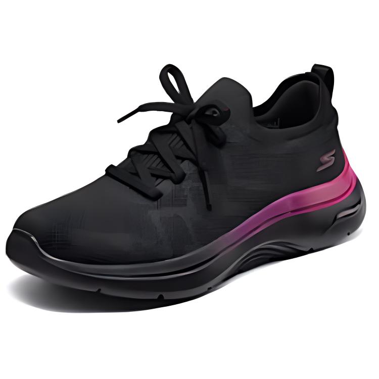 Skechers GO Walk Arch Fit 2.0 Comfortable And Breathable Cushioning, Wear Resistant Low top Casual Shoes Women’s Black