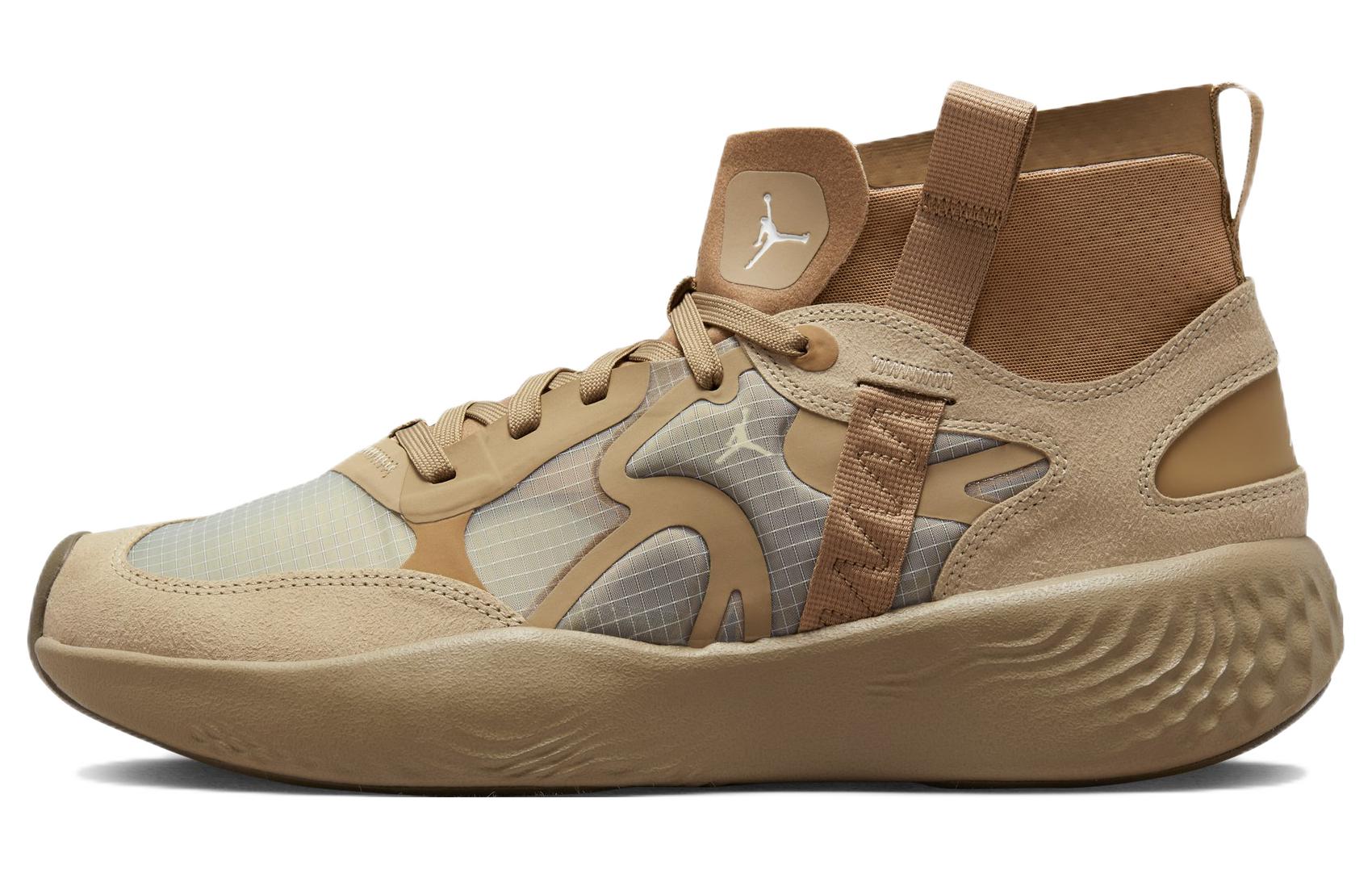 Мужские кроссовки Jordan Delta 3 Mid (коричневые)