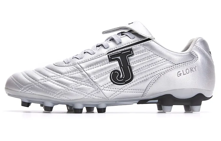 Joma FG Firm Ground Slip Resistant Abrasion Resistant Soccer Shoes Women's Silver