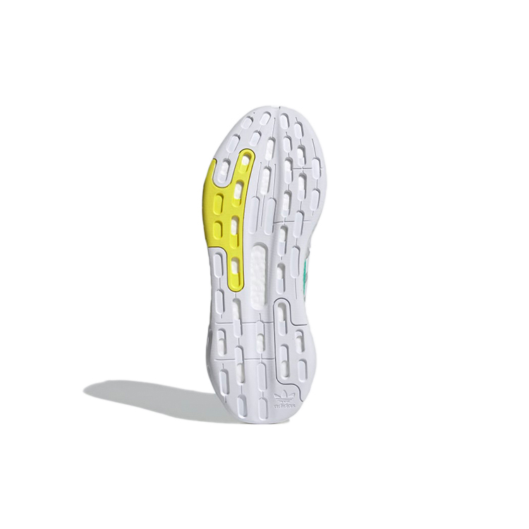 Кроссовки adidas originals Day Jogger (бело-зеленые) — Белый / зелёный — фото 6