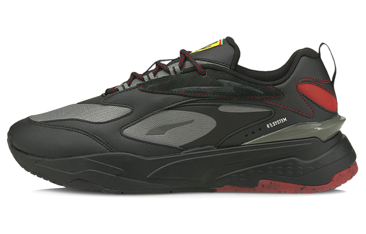 PUMA Scuderia Ferrari Fabric Low top Casual Shoes Men's Black
