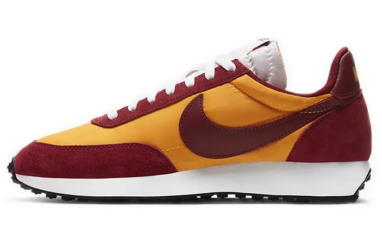 Nike Air Tailwind 79 Leather Cushioning Slip Resistant Cushioning Slip Resistant Low top Casual Shoes Unisex Red Yellow