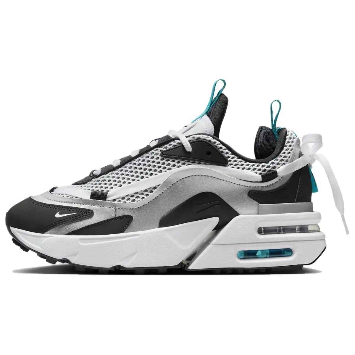 Nike Air Max Furyosal NRG Low top Casual Shoes Unisex White Silver Black
