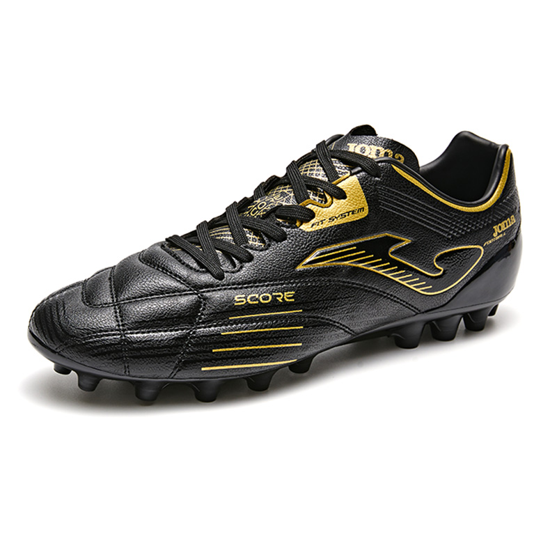 Joma MG Multi Ground Artificial Turf Synthetic Leather Soccer Shoes Men’s Black