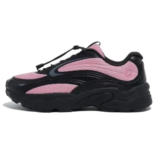 FILA PANTERA Abrasion Resistant Abrasion Resistant Low top Casual Shoes Unisex Pink Black