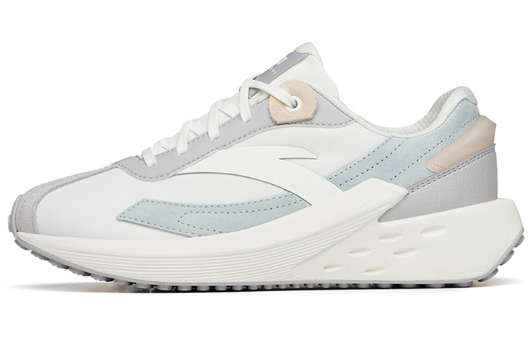 Anta Icing Low top Cushioning Slip Resistant Abrasion Resistant Sports Casual Shoes Women's White Gray Green