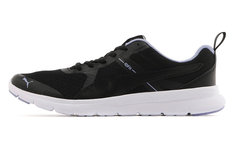 PUMA Flex Essential Casual Shoes Unisex Low Top Black/Purple