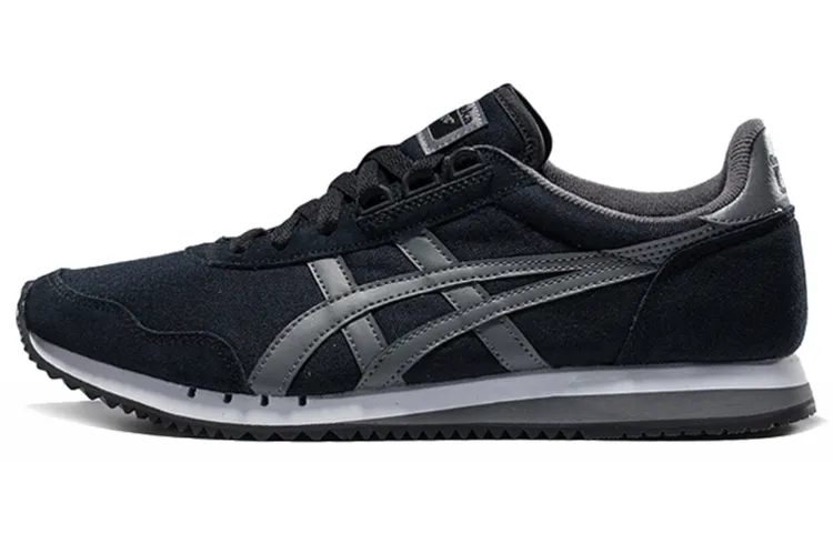 Onitsuka Tiger Dualio Cushioning Slip Resistant Abrasion Resistant Low top Casual Shoes Unisex Black