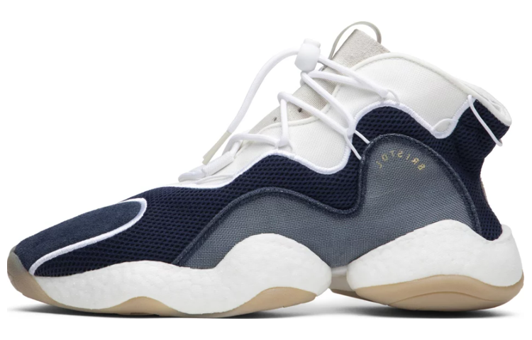 Мужские кроссовки adidas originals Crazy BYW (сине-белые) — фото 1