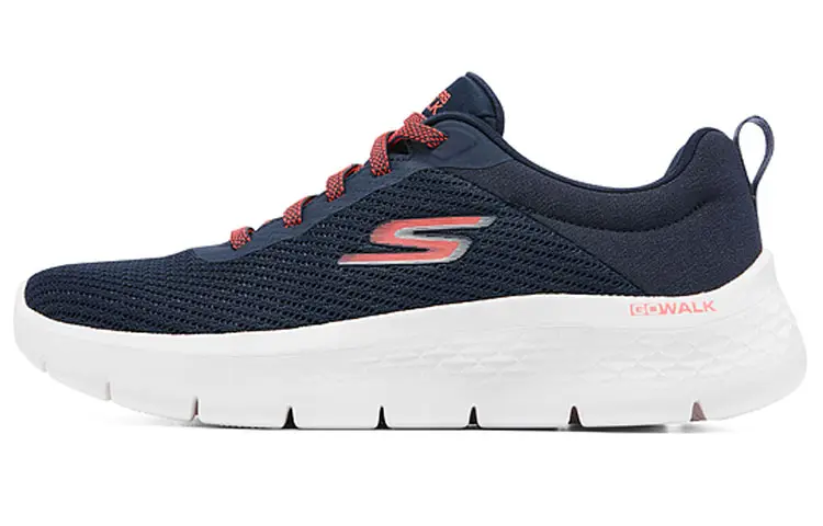 Skechers Go Walk Fle Mesh, Textile Low top Casual Shoes Women's Marine Blue