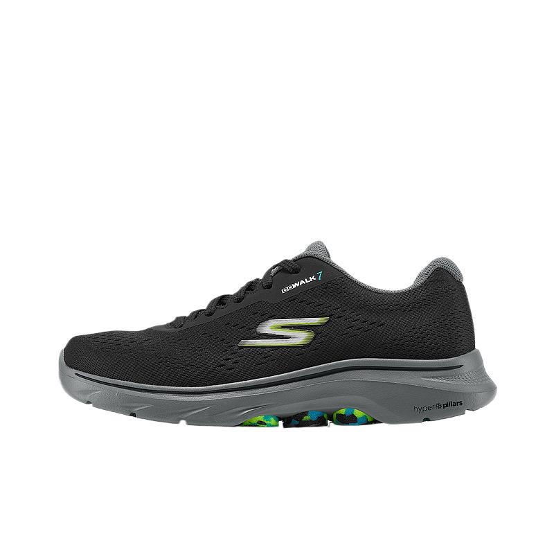 Skechers MEN’S GO WALK Comfortable Low top Casual Shoes Men’s Black