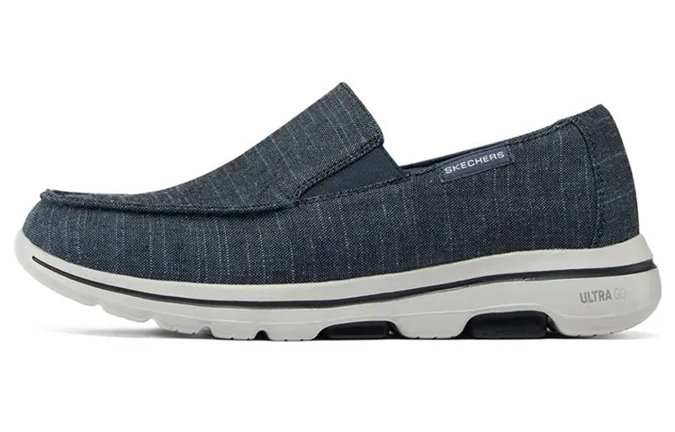 Skechers Go Walk 5 Casual Shoes Men's Low Top Blue
