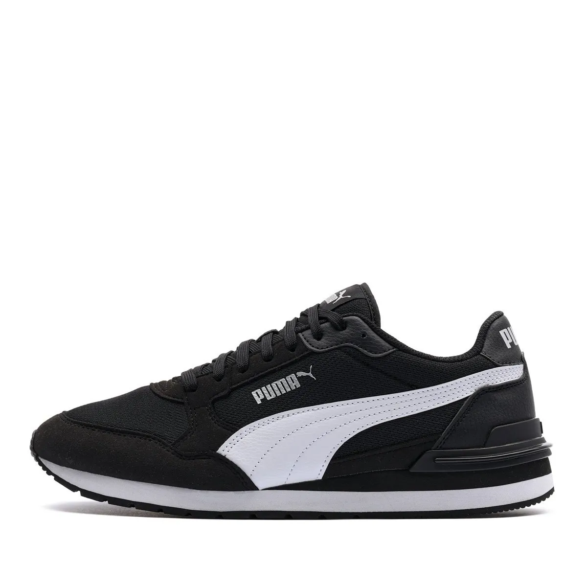 PUMA ST Runner V4 Cushioning Low top Casual Shoes Unisex Black White