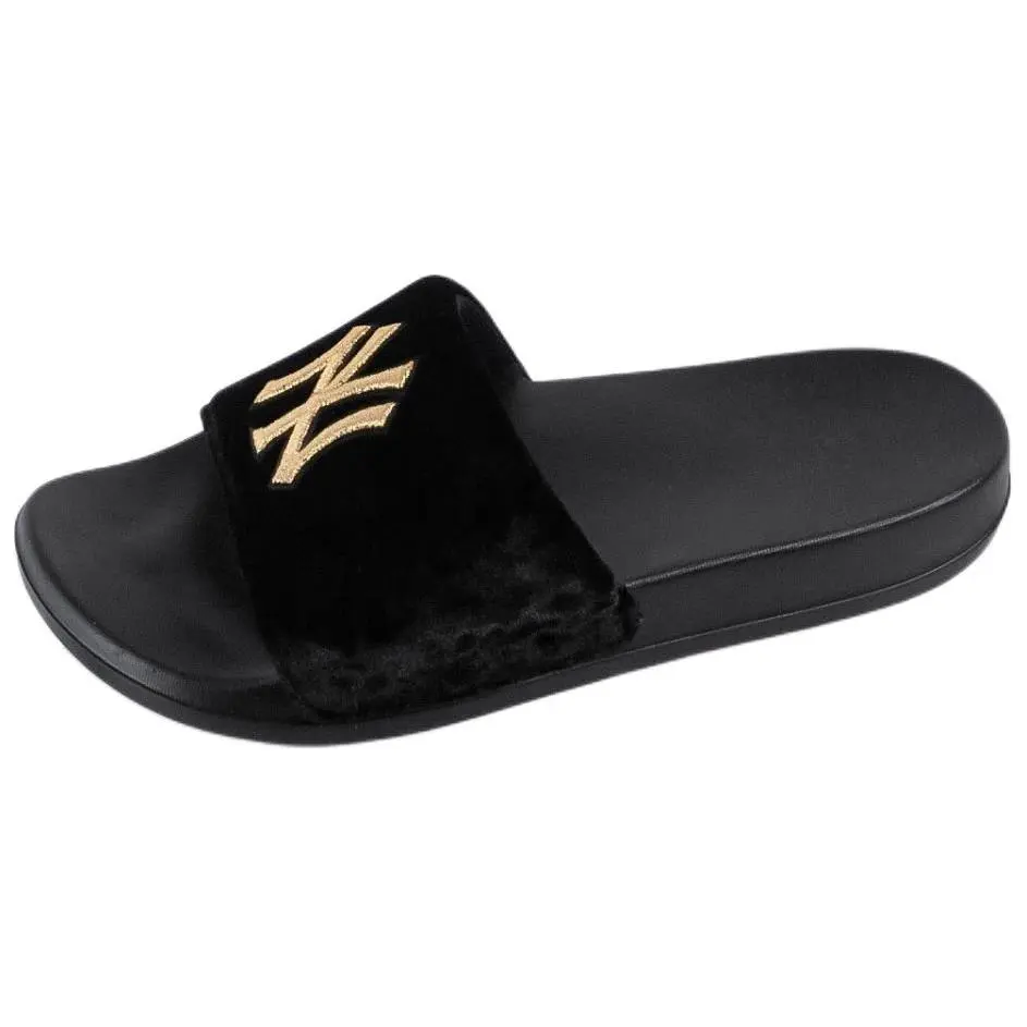MLB New York Yankees Slip Resistant Slide Slippers Unisex Black