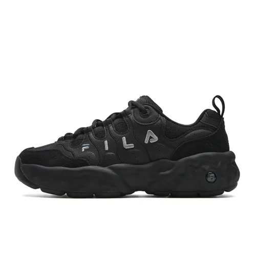 FILA MUFFIN Wear resistant And Lightweight Low top Casual Shoes Men's Black