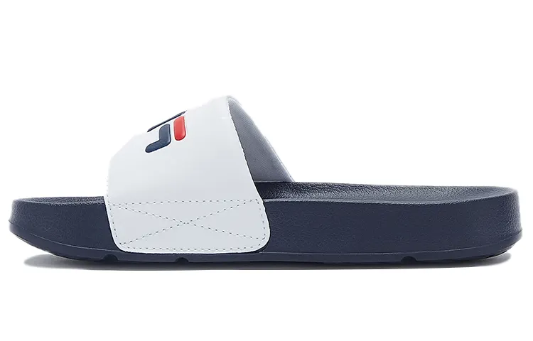 FILA Slide Slippers Unisex White/Blue