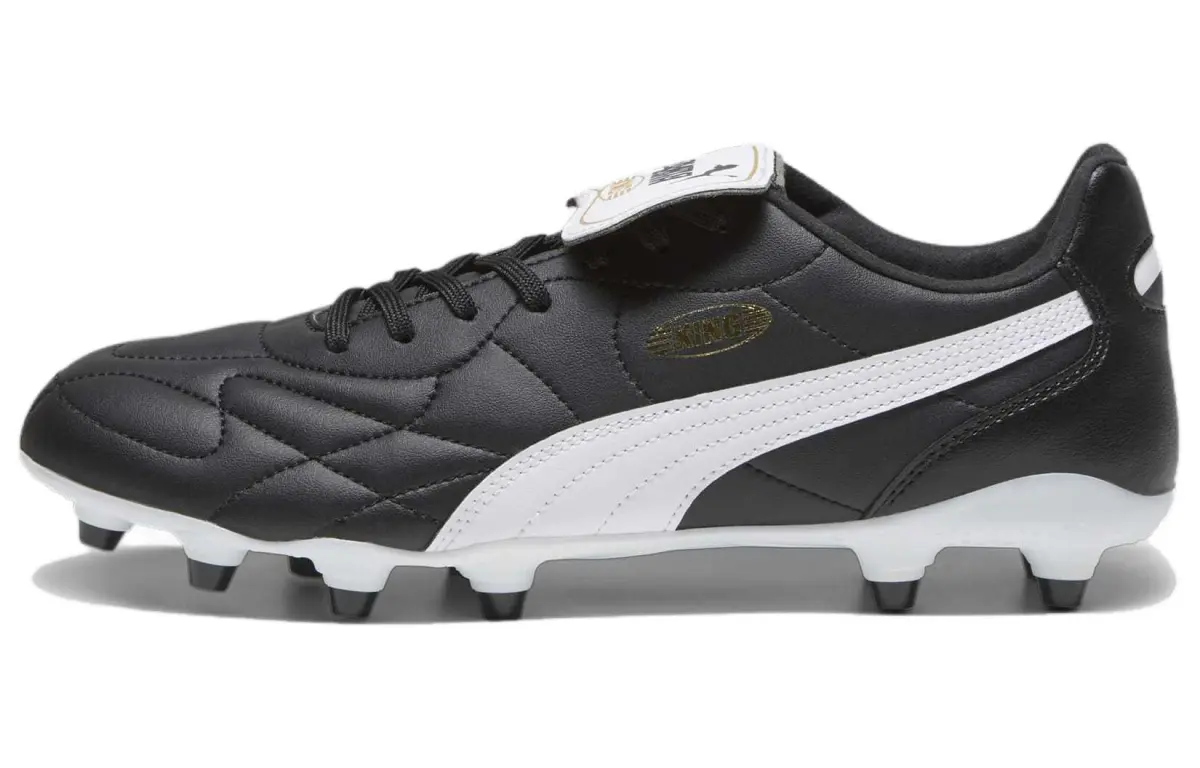 PUMA King Top Fg Football Boots 'Black White'