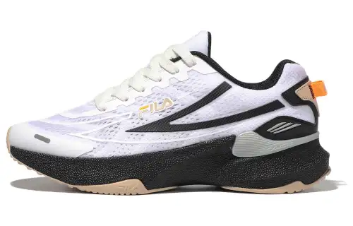 FILA Nre E5 Casual Shoes Unisex Low Top White/Black/Orange