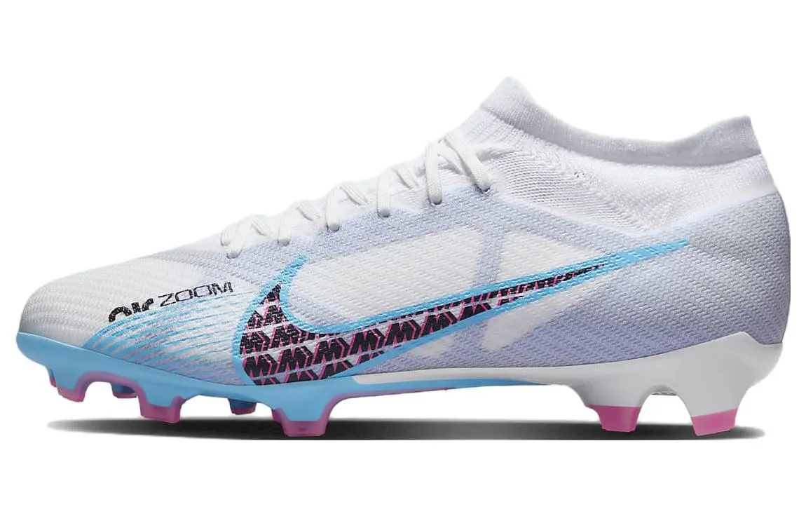 Nike Zoom Mercurial Vapor 15 FG Firm Ground Natural Grass Leather Slip Resistant Abrasion Resistant