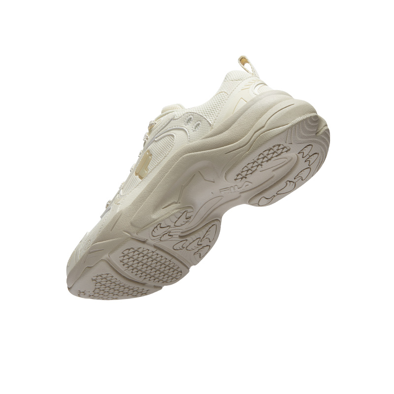Женские кроссовки Fila FUSION UNIQUE (молочно-белые) — 古白色 — фото 6