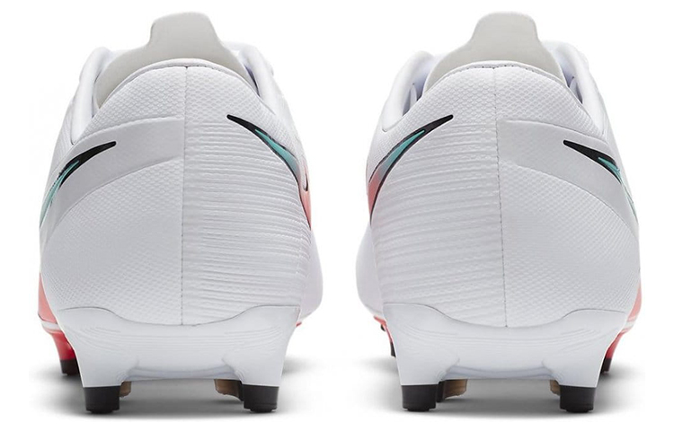 Футбольные бутсы Nike Mercurial Vapor 13 Academy FG/MG (белый / красный / зеленый) — Белый / красный / зелёный — фото 5
