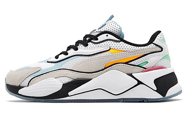 PUMA RS X Casual Shoes Men's Low Top White/Gray/Black/Blue