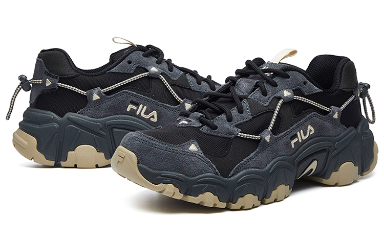 Женские кроссовки Fila Fusion (черные) — фото 4