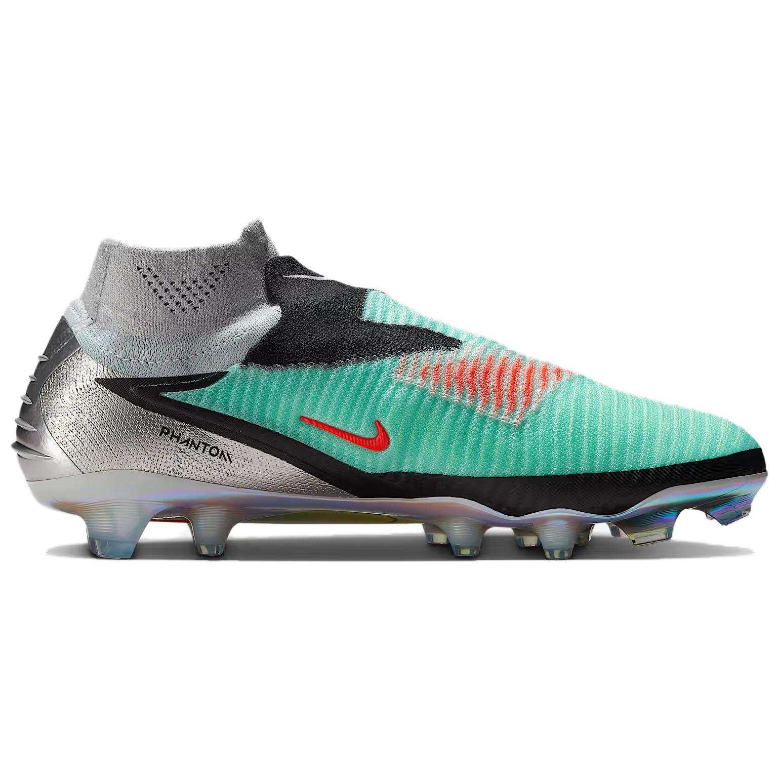 Nike Abrasion Resistant Soccer Shoes Unisex Black Green