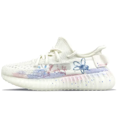 Adidas Originals Yeezy Boost 350 V2 Low top Casual Shoes Unisex Beige